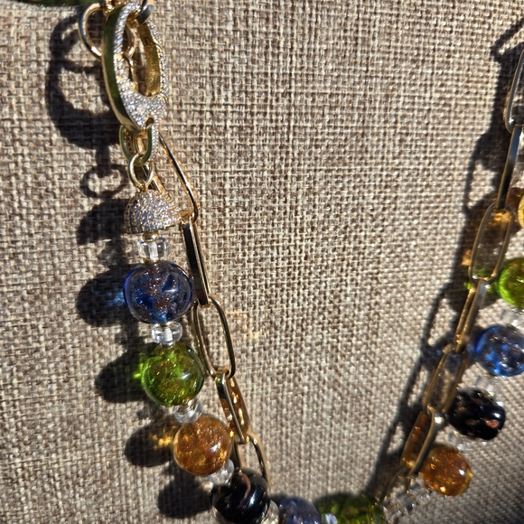 Hand Crafted Jewelry - Elegant Multicolor Beaded Necklace